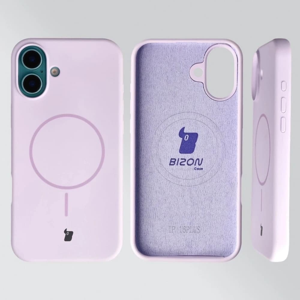 Bizon Soft Case Magnetic Apple iPhone 16 Plus light purple - 5