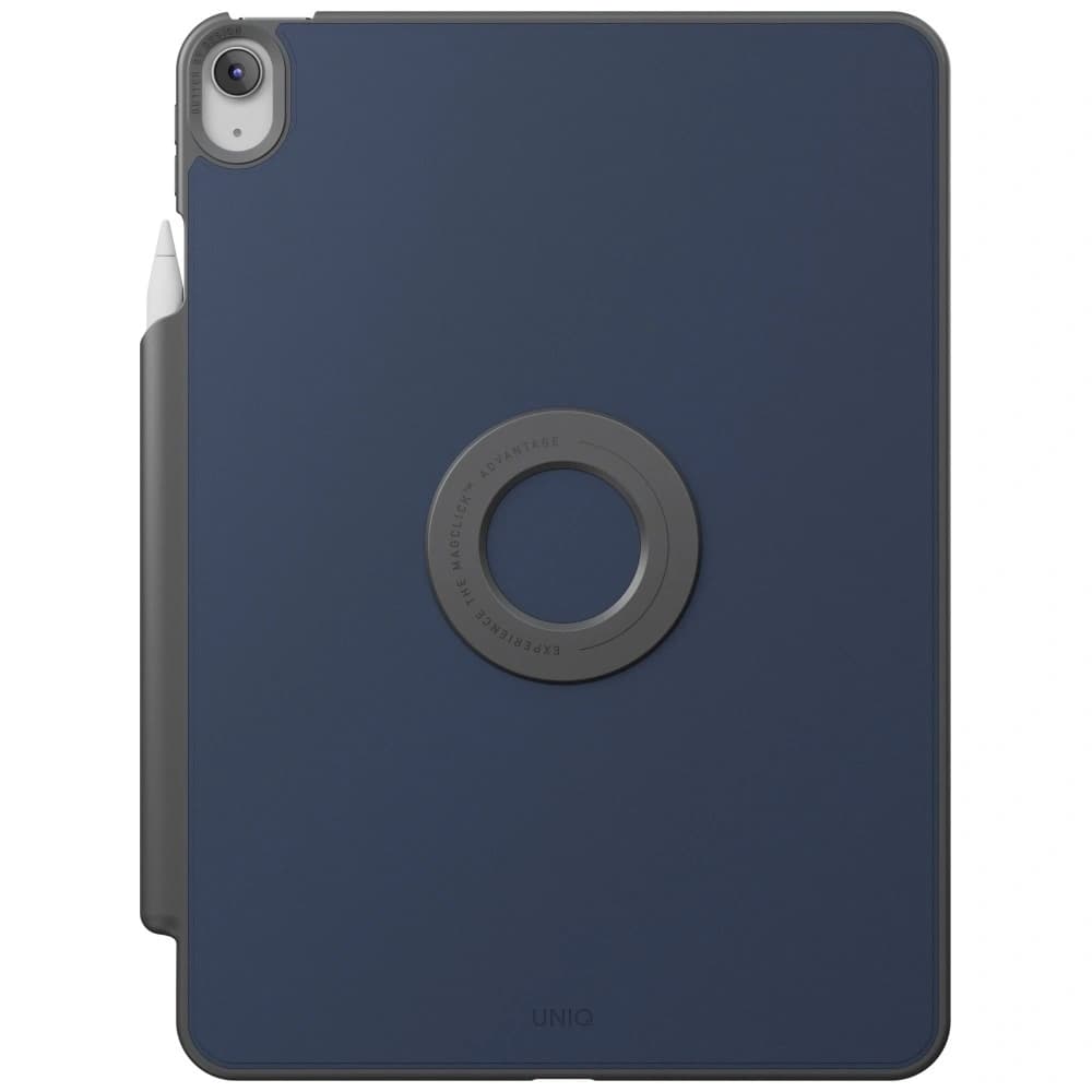 Etui UNIQ Rovus Snapmount Magnetic 360 Rotating Detachable do Apple iPad 10.9" 2022 / 11" 2025 granatowy - 4