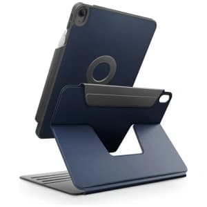 UNIQ Rovus Snapmount Magnetisch 360 Grad Rotierbar Abnehmbar Apple iPad Air 11" 2024/2025 / iPad Air 10,9" 2020/2022 marineblau