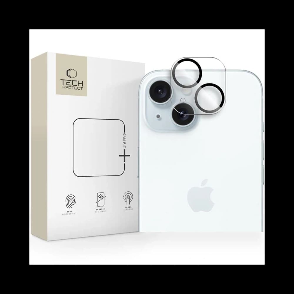 Tech-Protect Cam Fit+ Apple iPhone 14 / 14 Plus / 15 / 15 Plus Klar - 1