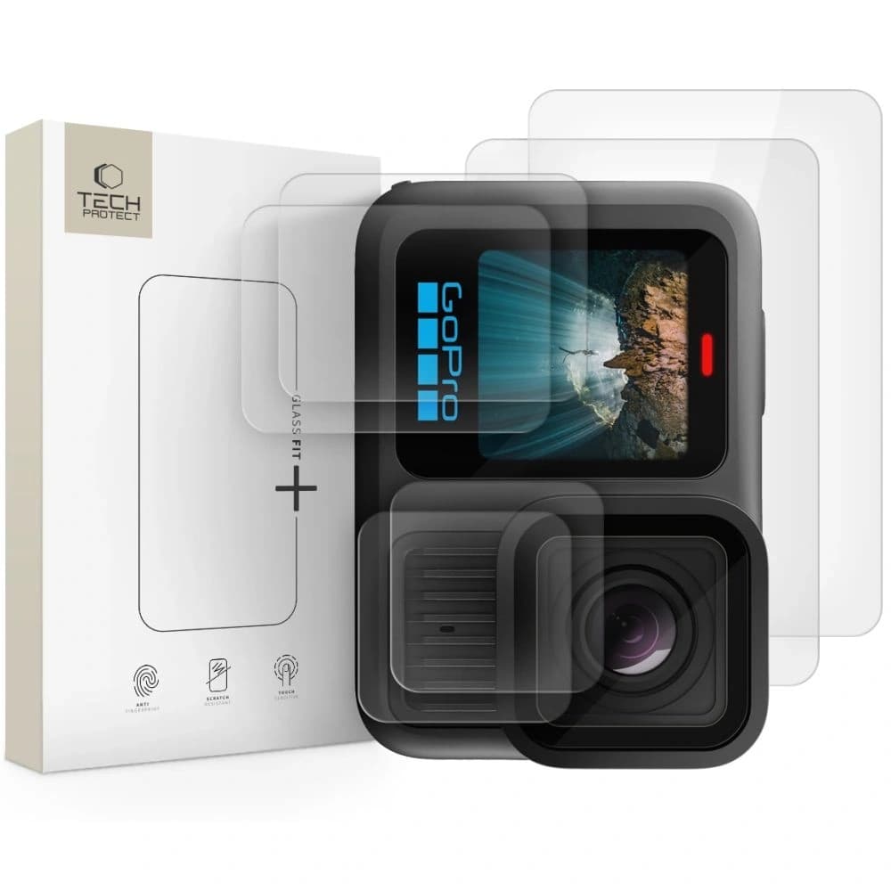 Tech-Protect Glass Fit+ GoPro Hero 13 Clear [2 PACK] - 1