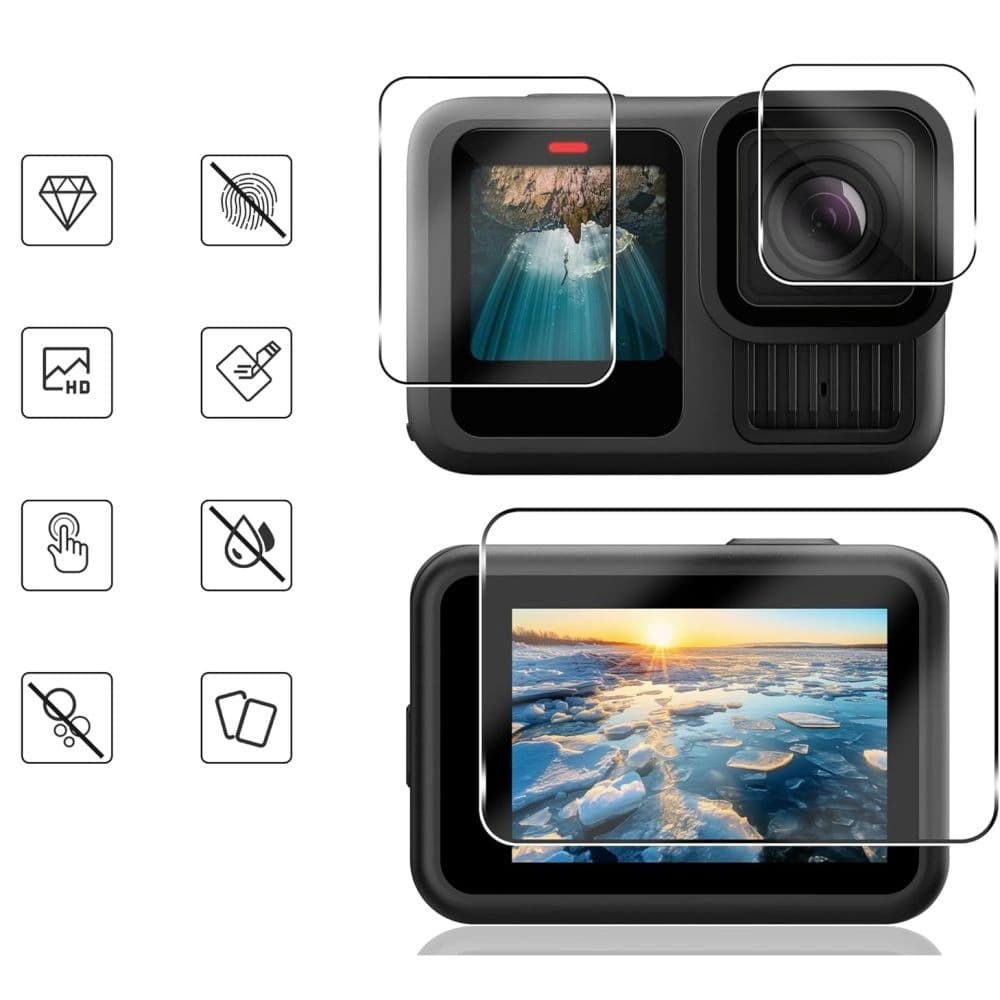 Tech-Protect Glass Fit+ GoPro Hero 13 Clear [2 PACK] - 2