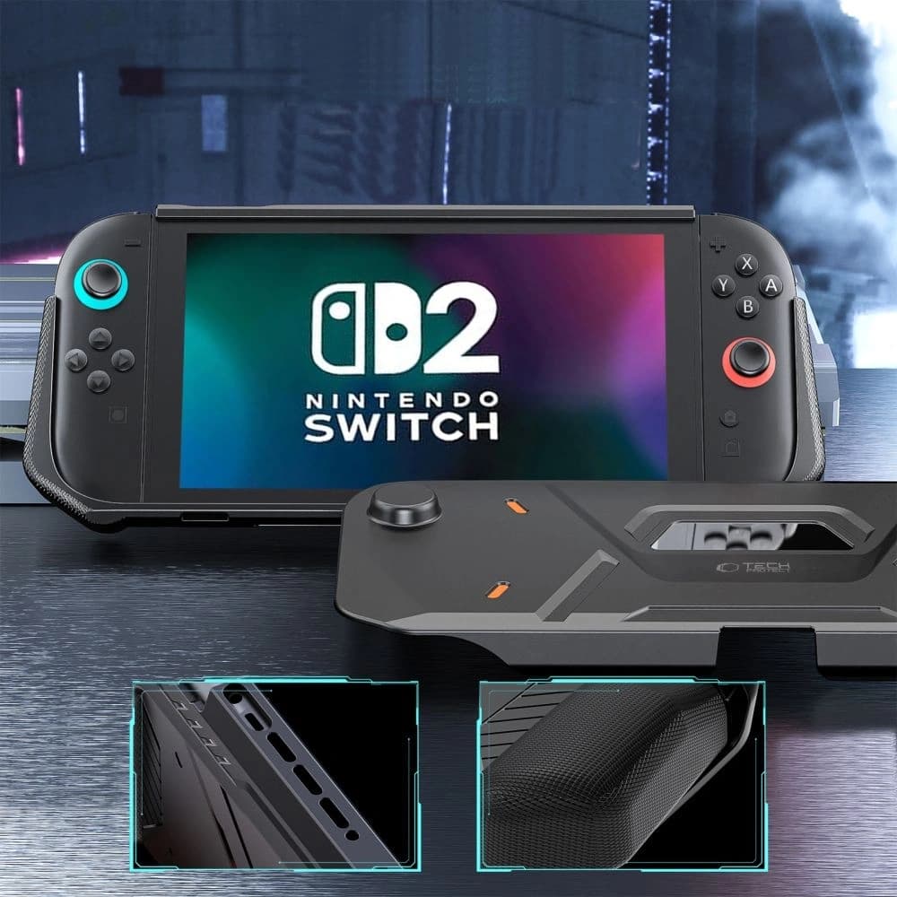 Tech-Protect Carbonox Nintendo Switch 2 Black - 6