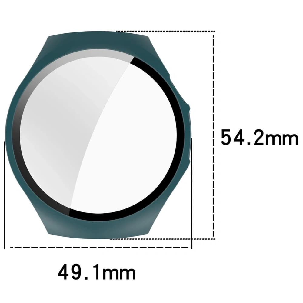 Bizon Case+Glass Watch Huawei Watch 5 46mm green - 2