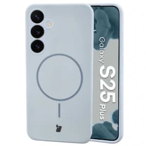 Bizon Soft Case Magnetic Samsung Galaxy S25+ Plus blue
