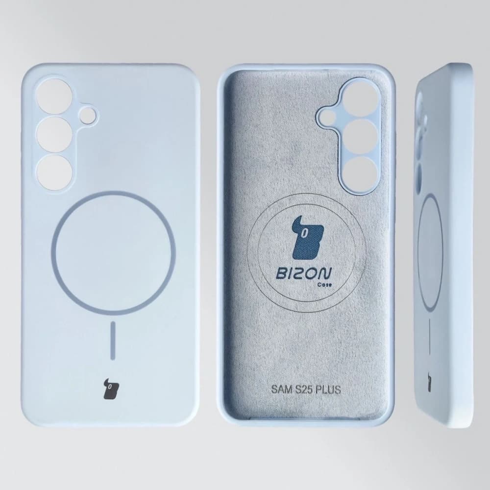 Bizon Soft Case Magnetic Samsung Galaxy S25+ Plus blau - 5