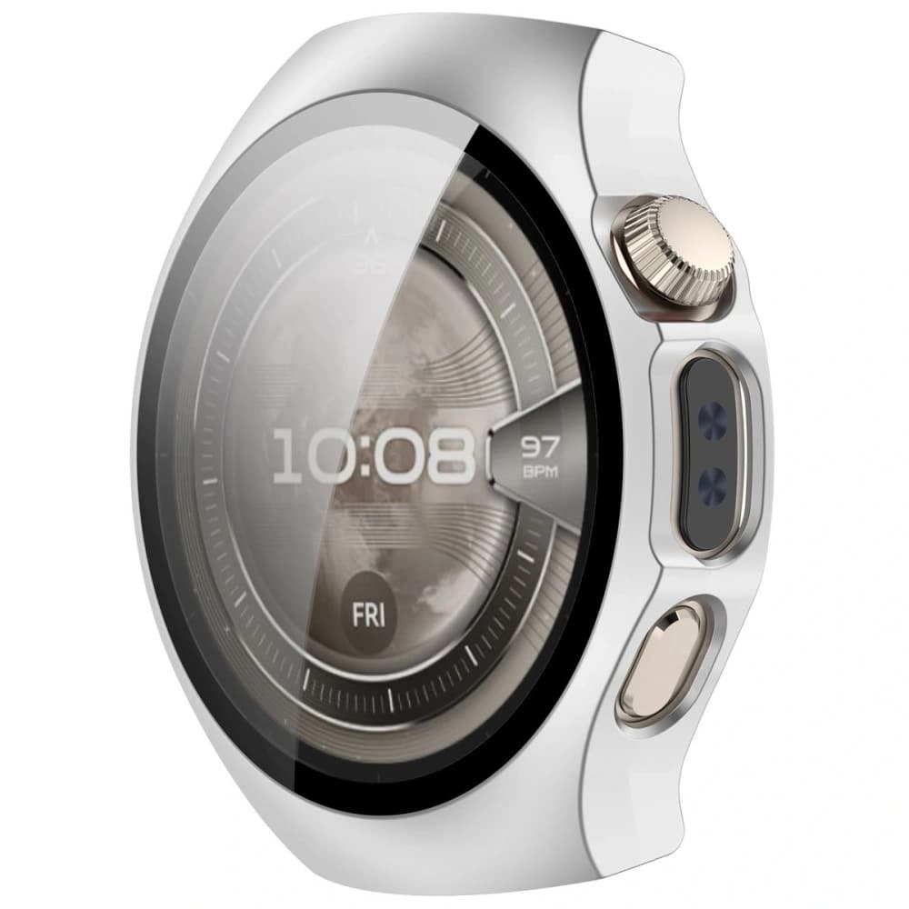 Bizon Case+Glass Watch Huawei Watch 5 46mm satin silver - 5