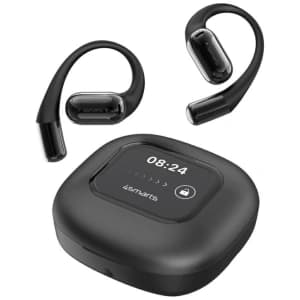 4smarts SkyBuds OWS Open-Ear Bluetooth Headphones with AI Screen Black