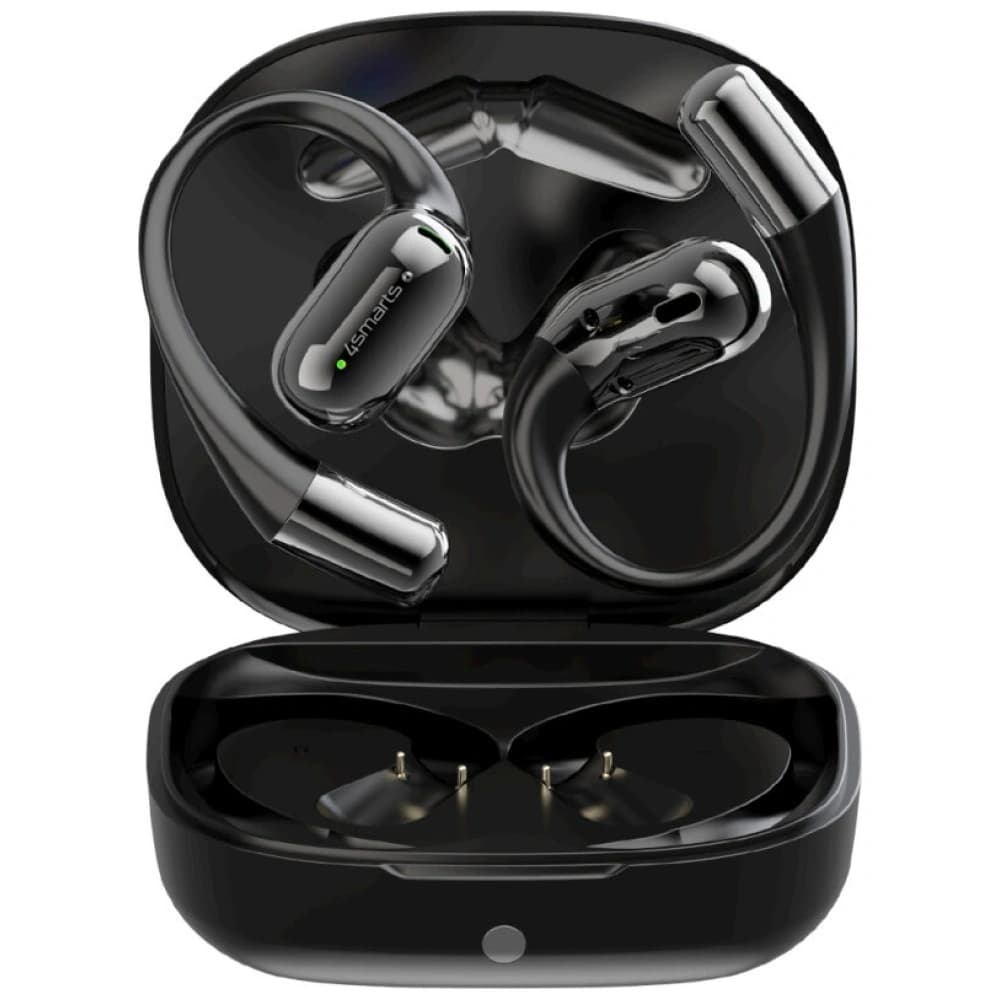 4smarts SkyBuds OWS Open-Ear Bluetooth-Kopfhörer mit KI-Bildschirm Schwarz - 2