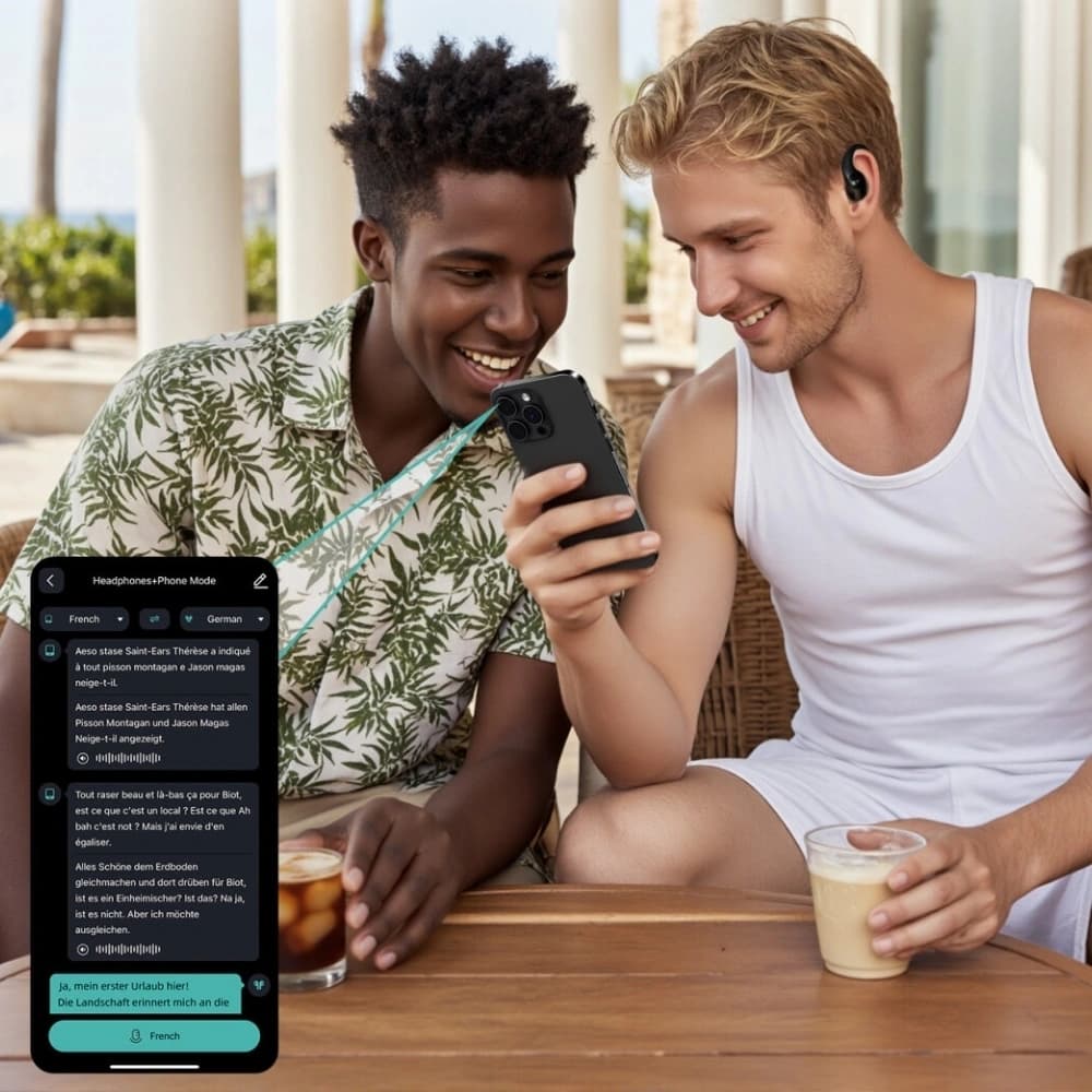 4smarts SkyBuds OWS Open-Ear Bluetooth-Kopfhörer mit KI-Bildschirm Schwarz - 11