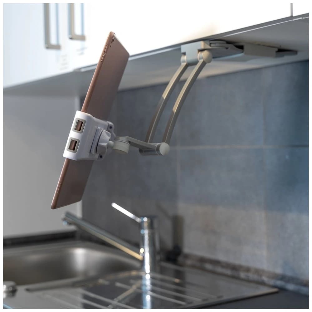 Uchwyt kuchenny 4smarts ErgoFix H7 do tabletów i smartfonów srebrny - 8