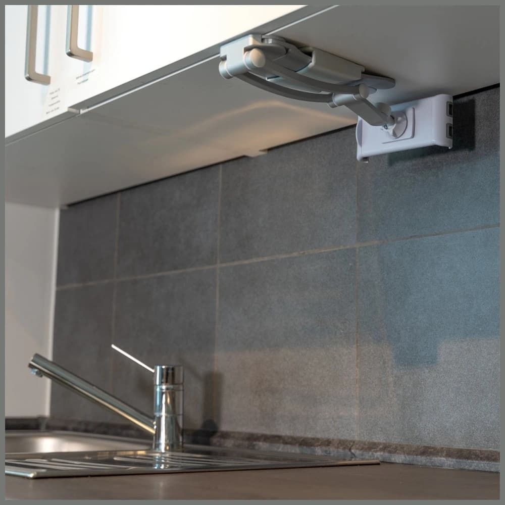 Uchwyt kuchenny 4smarts ErgoFix H7 do tabletów i smartfonów srebrny - 10