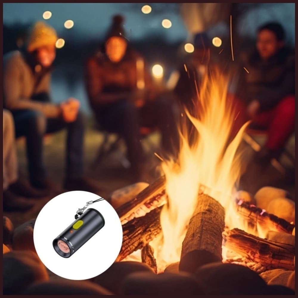 4smarts Explorer 4-in-1 Zubehörset USB-C Schlüsselanhänger Kabel, USB-C / USB-C Adapter, USB-C Feuerzeug, USB-C Taschenlampe schwarz - 9