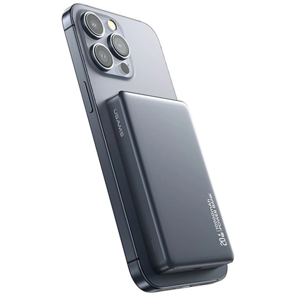 USAMS CY Serie CD242 Powerbank 10000mAh 20W Magnetische Drahtlose tarnen - 2