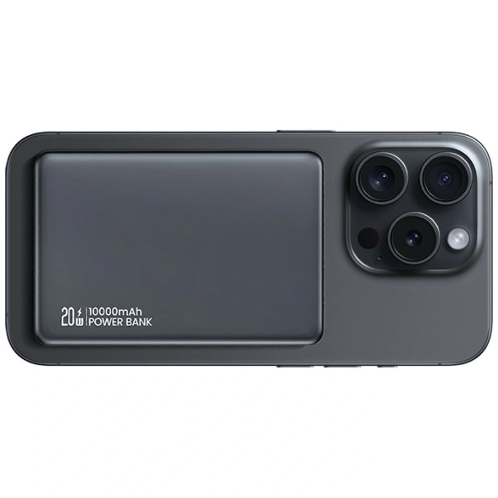 USAMS CY Serie CD242 Powerbank 10000mAh 20W Magnetische Drahtlose tarnen - 3