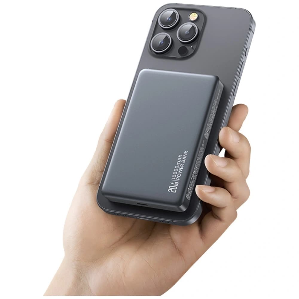 USAMS CY Serie CD242 Powerbank 10000mAh 20W Magnetische Drahtlose tarnen - 5