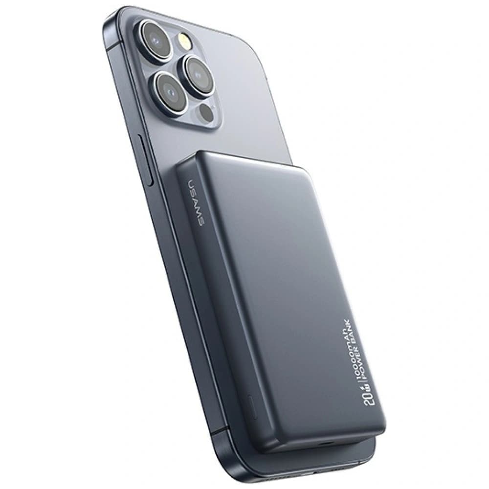 USAMS CY Series CD242 Powerbank 10000mAh 20W Magnetische Drahtlose Titan - 3