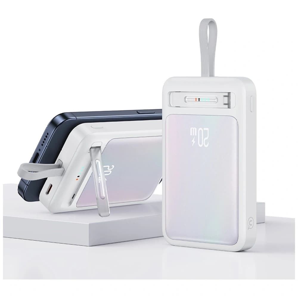 USAMS XM Serie CD219 Powerbank 10000mAh Magnetisch Kabellos weiß - 5