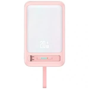 USAMS XM Serie CD219 Powerbank 10000mAh Magnetisch Kabellos rosa