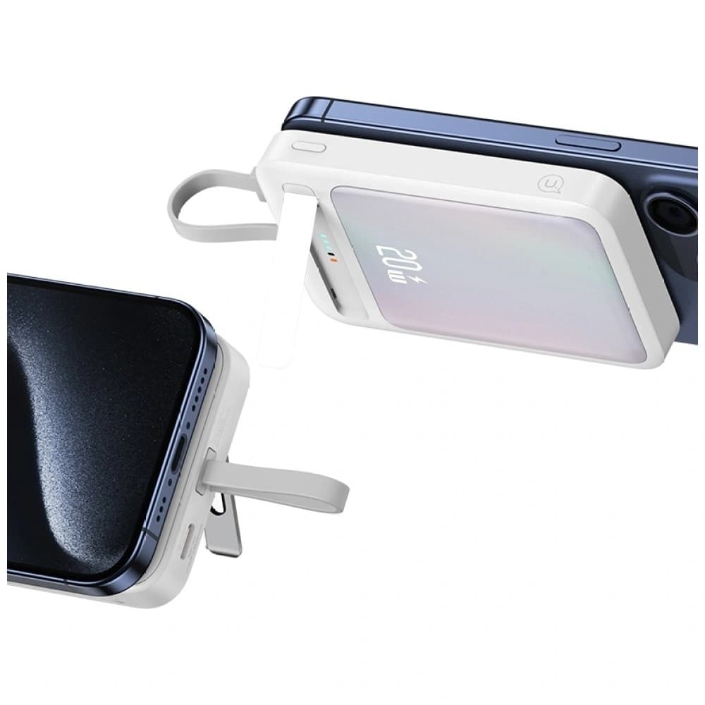 USAMS XM Serie CD219 Powerbank 10000mAh Magnetisch Kabellos rosa - 4