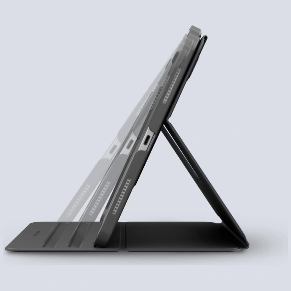 UNIQ Rovus Snapmount Magnetisch 360 Grad Rotierbar Abnehmbar Apple iPad Air 13" 2024 / 13" 2025 schwarz - 8