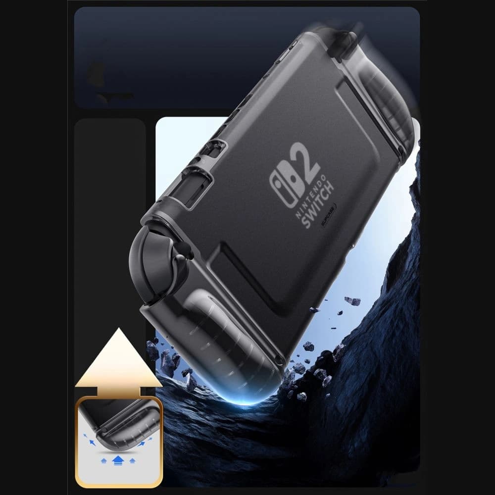 Supcase Crystal Case Nintendo Switch 2 Frost Black - 4