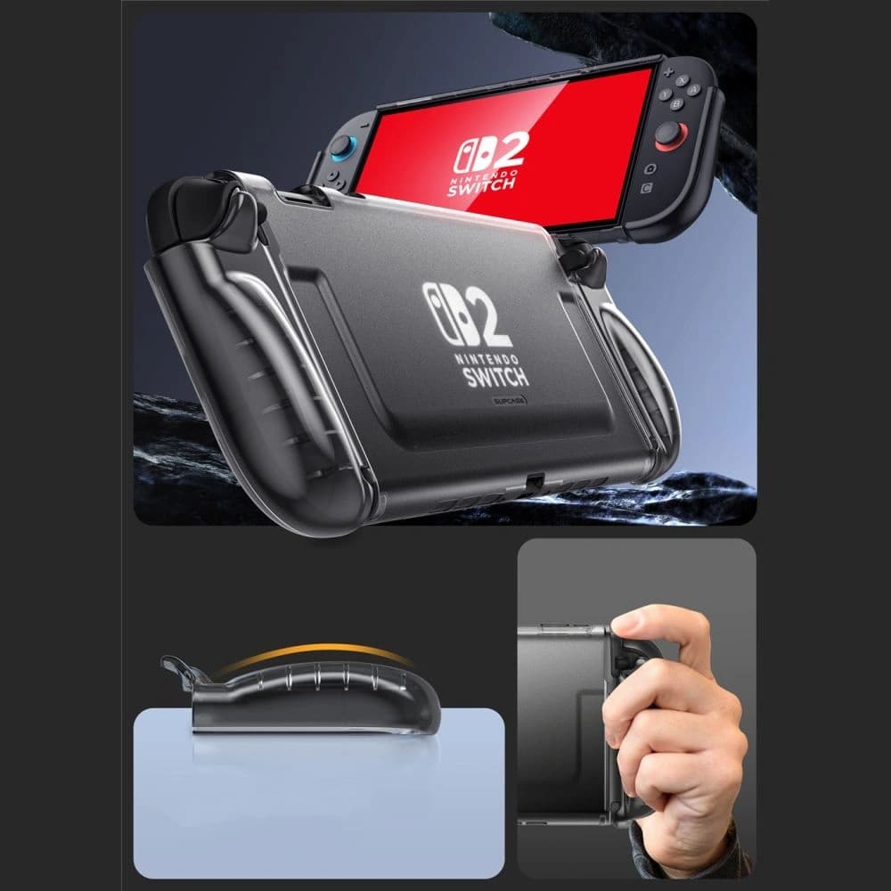 Supcase Crystal Case Nintendo Switch 2 Frost Black - 5