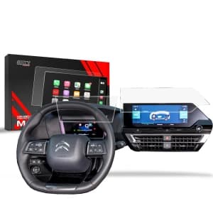 Matte GrizzGlass CarDisplay Protection Citroen e-C4 X 10" (2022-2024) [2in1]