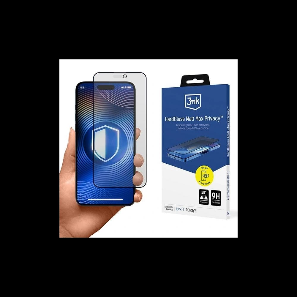 3MK HardGlass Matt Max Privacy Apple iPhone 14 Pro - 1