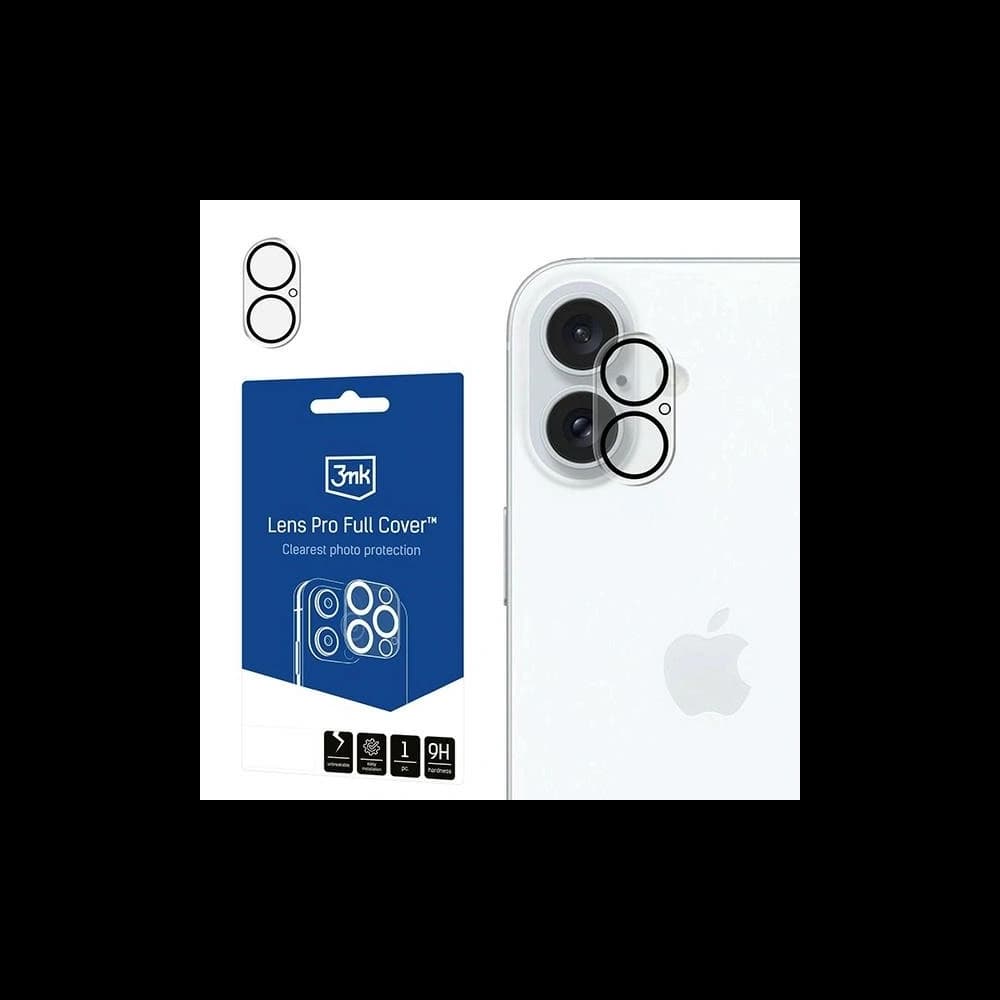 3MK Lens Pro Vollschutz Apple iPhone 16 / 16 Plus - 1