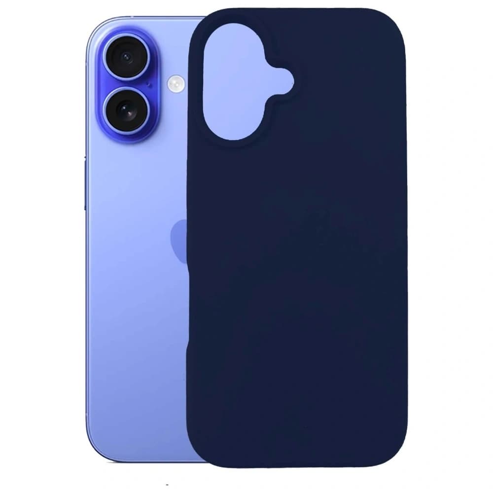 3MK Silikonhülle Apple iPhone 16 Plus navyblau - 5