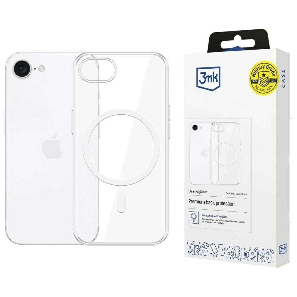 3MK Clear MagCase Apple iPhone 17e / 16e - 1