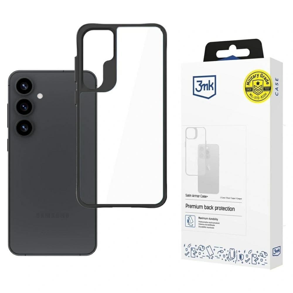3MK Satin Armor Case+ Samsung Galaxy S25+ Plus - 1