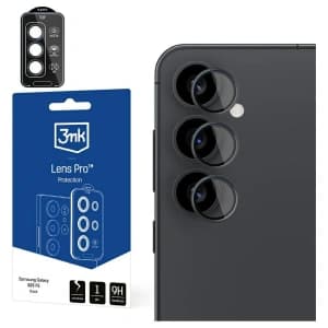 3MK Objektivschutz Pro Samsung Galaxy S25 / S24 FE schwarz