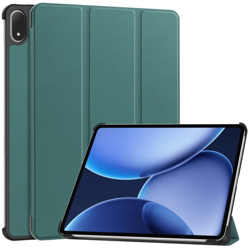 Bizon Case Tab Croc OnePlus Pad 3 / 2 Pro / OPPO Pad 4 / 4 Pro dark green - 1