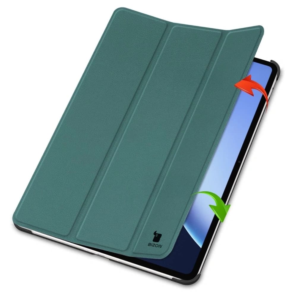 Bizon Case Tab Croc OnePlus Pad 3 / 2 Pro / OPPO Pad 4 / 4 Pro dark green - 6