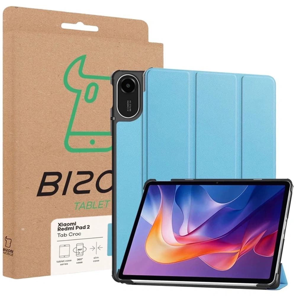 Bizon Case Tab Croc Xiaomi Redmi Pad 2 blue - 8