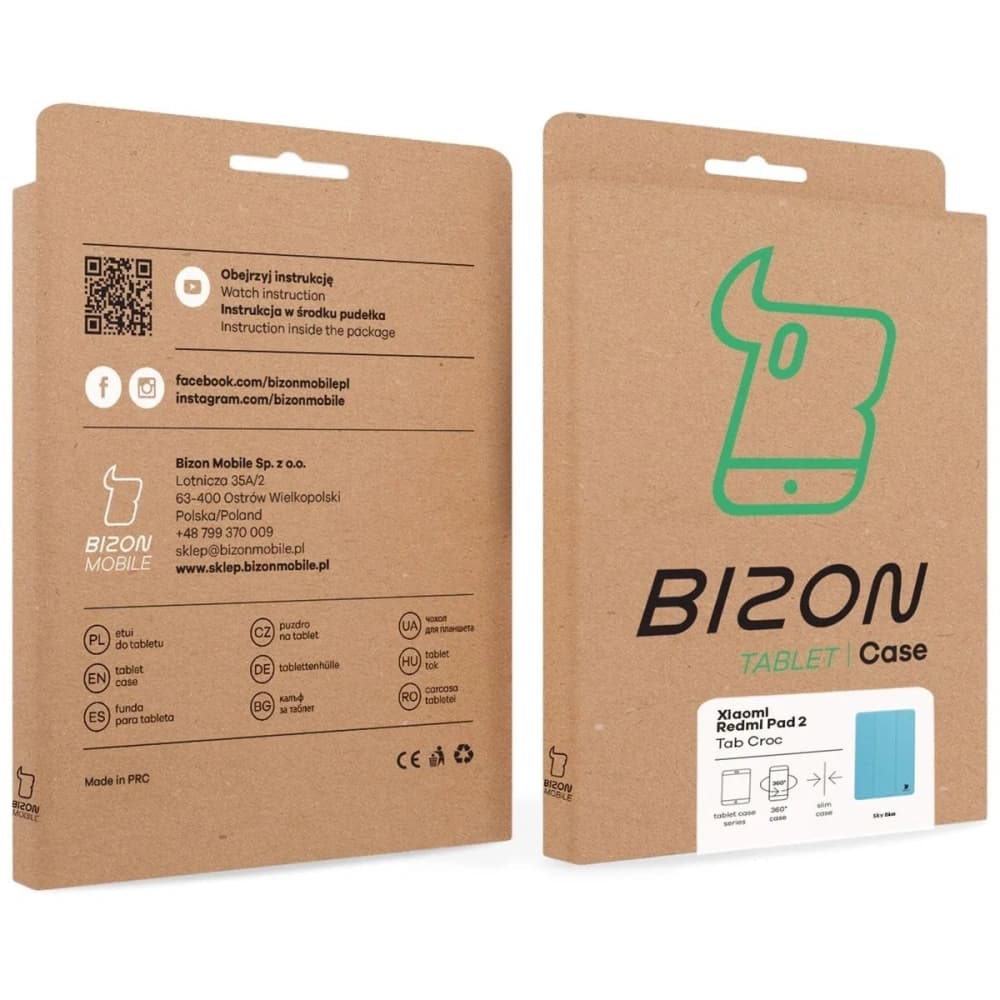 Bizon Case Tab Croc Xiaomi Redmi Pad 2 blue - 9