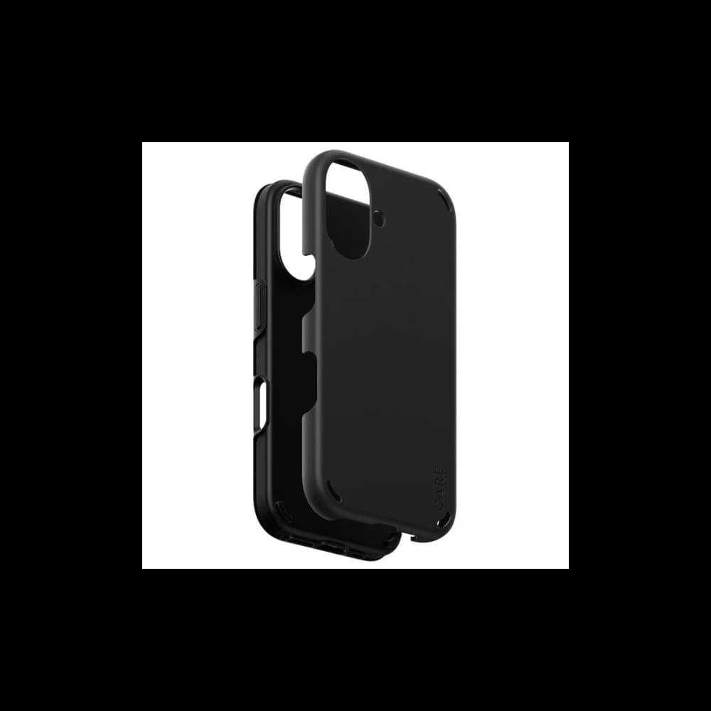 CARE by PanzerGlass Feature Double Defense Case Apple iPhone 16 black - 2