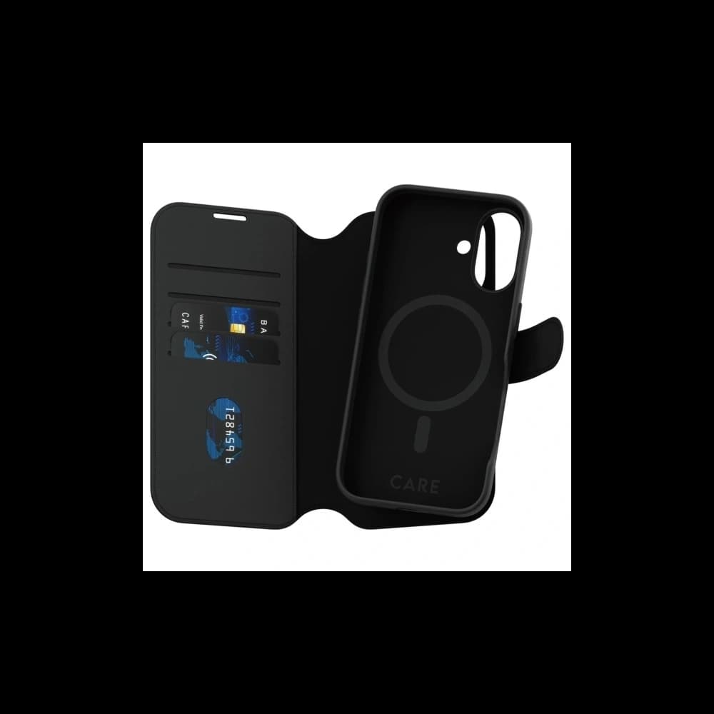 CARE von PanzerGlass Feature Tango 2in1 Wallet MagSafe Apple iPhone 16 schwarz - 2