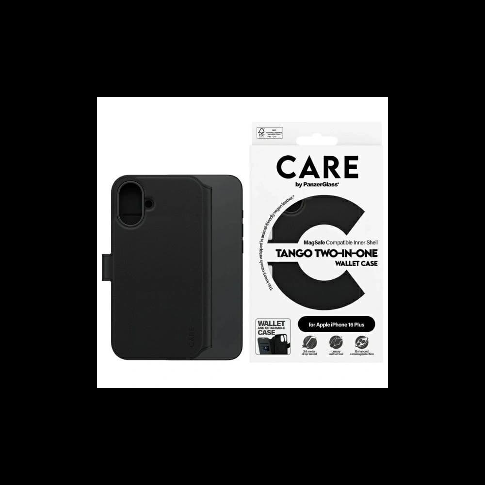CARE by PanzerGlass Feature Tango 2in1 Wallet MagSafe Apple iPhone 16 Plus black - 1
