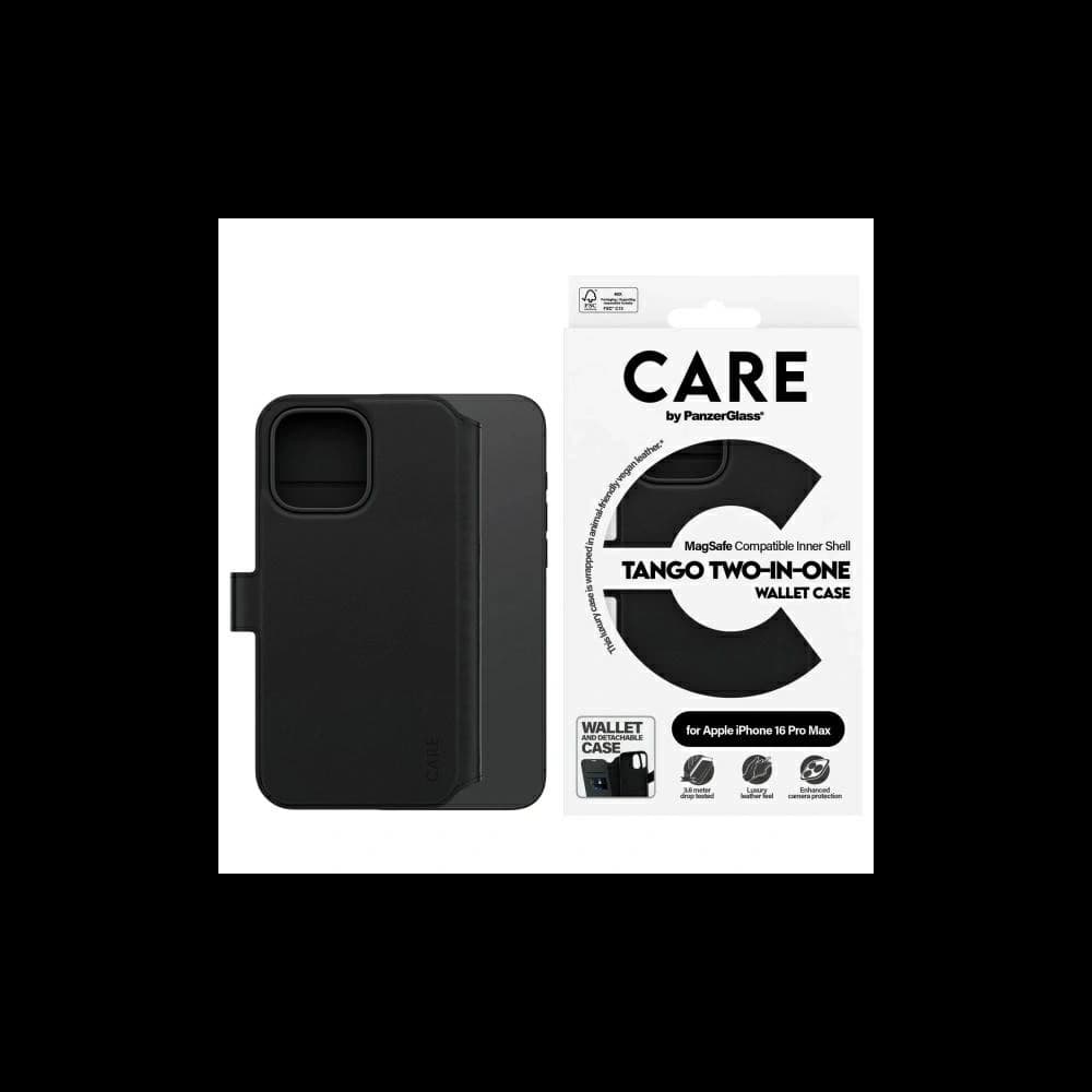 CARE by PanzerGlass Feature Tango 2in1 Wallet MagSafe Apple iPhone 16 Pro Max black - 1