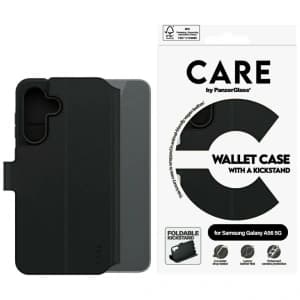 Etui z klapką CARE by PanzerGlass Feature Wallet Kickstand do Samsung Galaxy A56 5G czarny