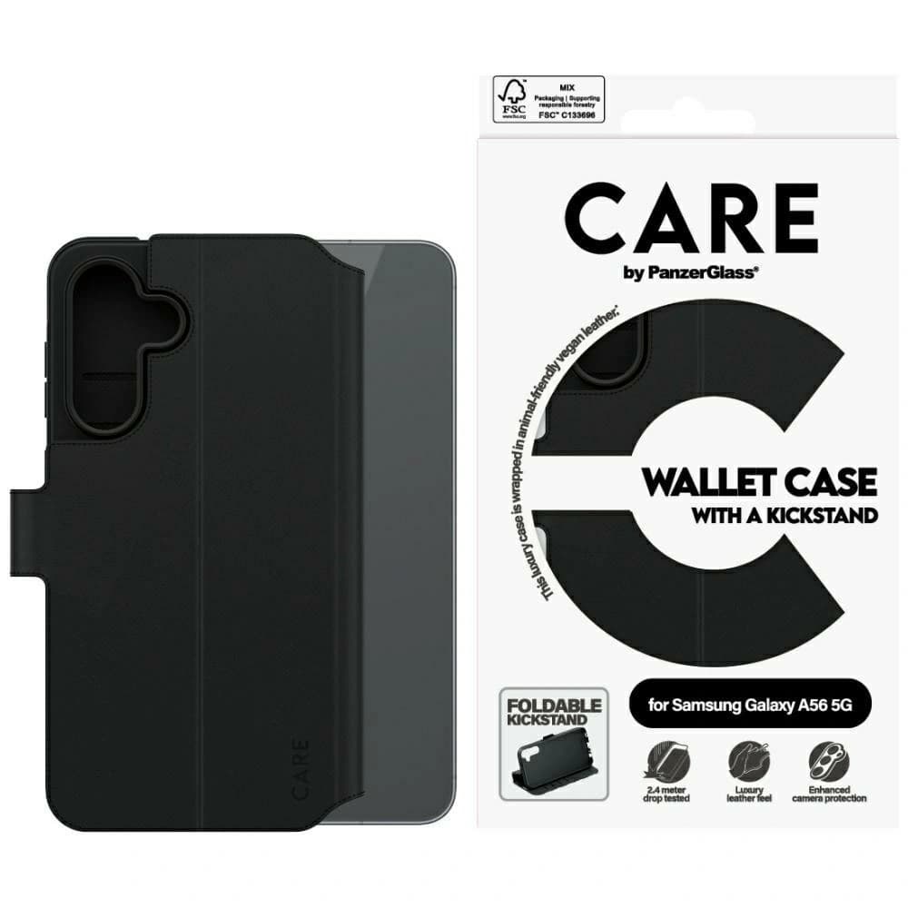 CARE by PanzerGlass Feature Wallet Kickstand Samsung Galaxy A56 5G black - 1