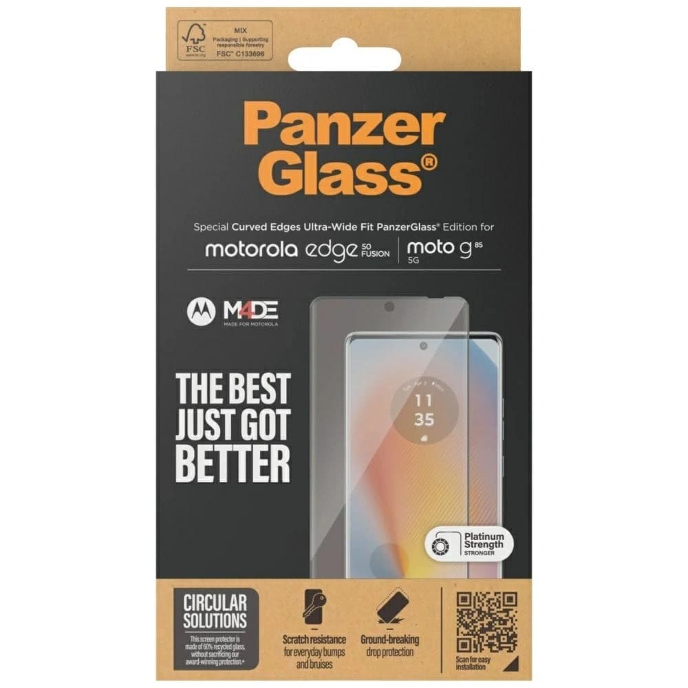PanzerGlass Ultra-Wide Fit Motorola Edge 50 Fusion / Moto G85 - 4