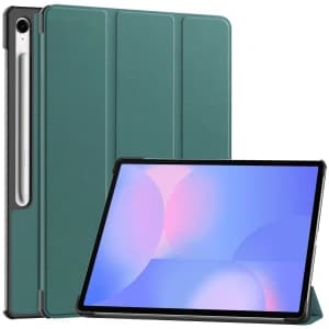 Bizon Case Tab Croc Samsung Galaxy Tab S10 FE+ Plus dark green