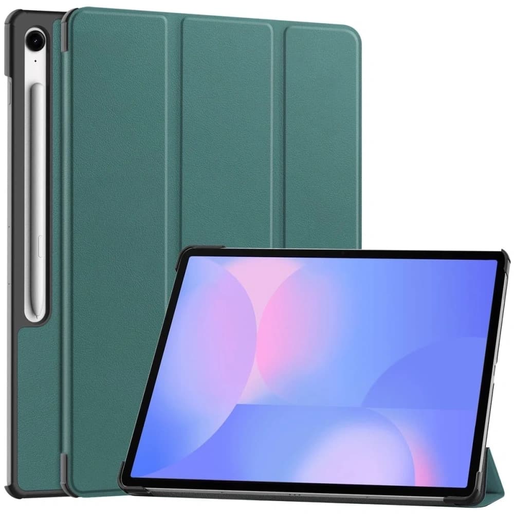 Bizon Case Tab Croc Samsung Galaxy Tab S10 FE+ Plus dark green - 1