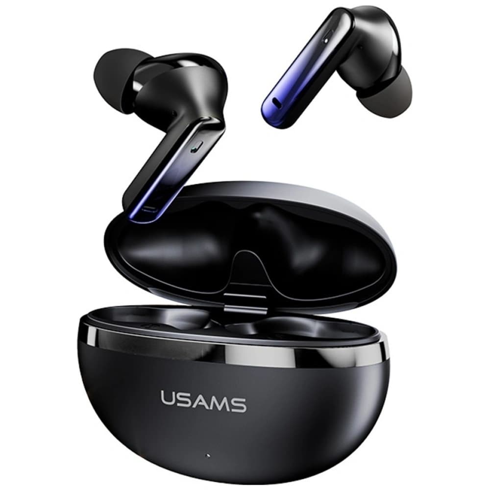 USAMS Echo E02 TWS ANC+ENC Bluetooth 5.3 Drahtlose In-Ear Kopfhörer (schwarz) - 2