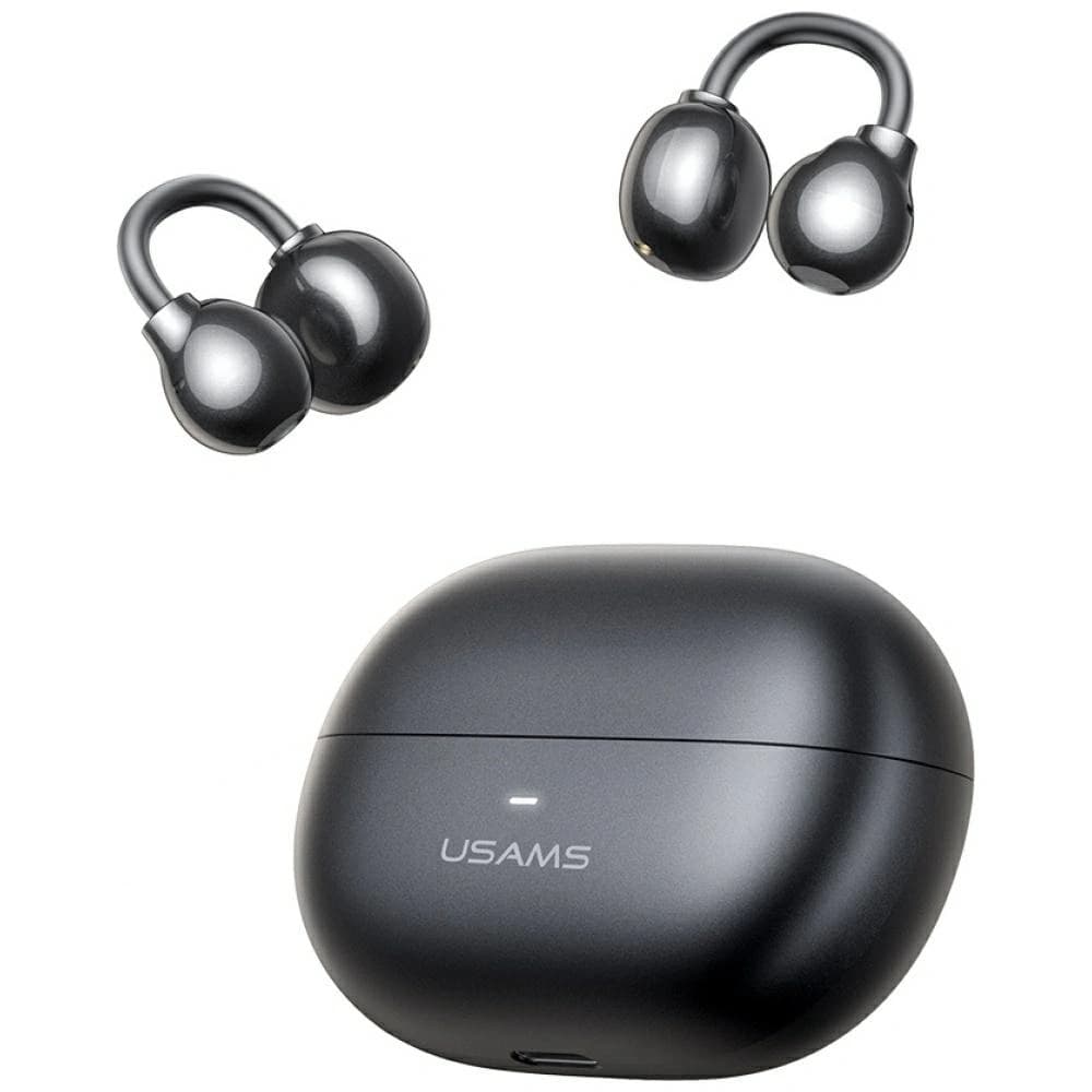 USAMS Echo R02 Drahtlose Clip-on Kopfhörer Bluetooth 5.3 (grau) - 1