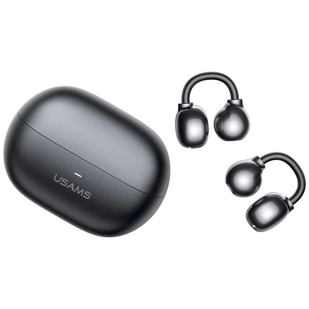 USAMS Echo R02 Drahtlose Clip-on Kopfhörer Bluetooth 5.3 (grau) - 4